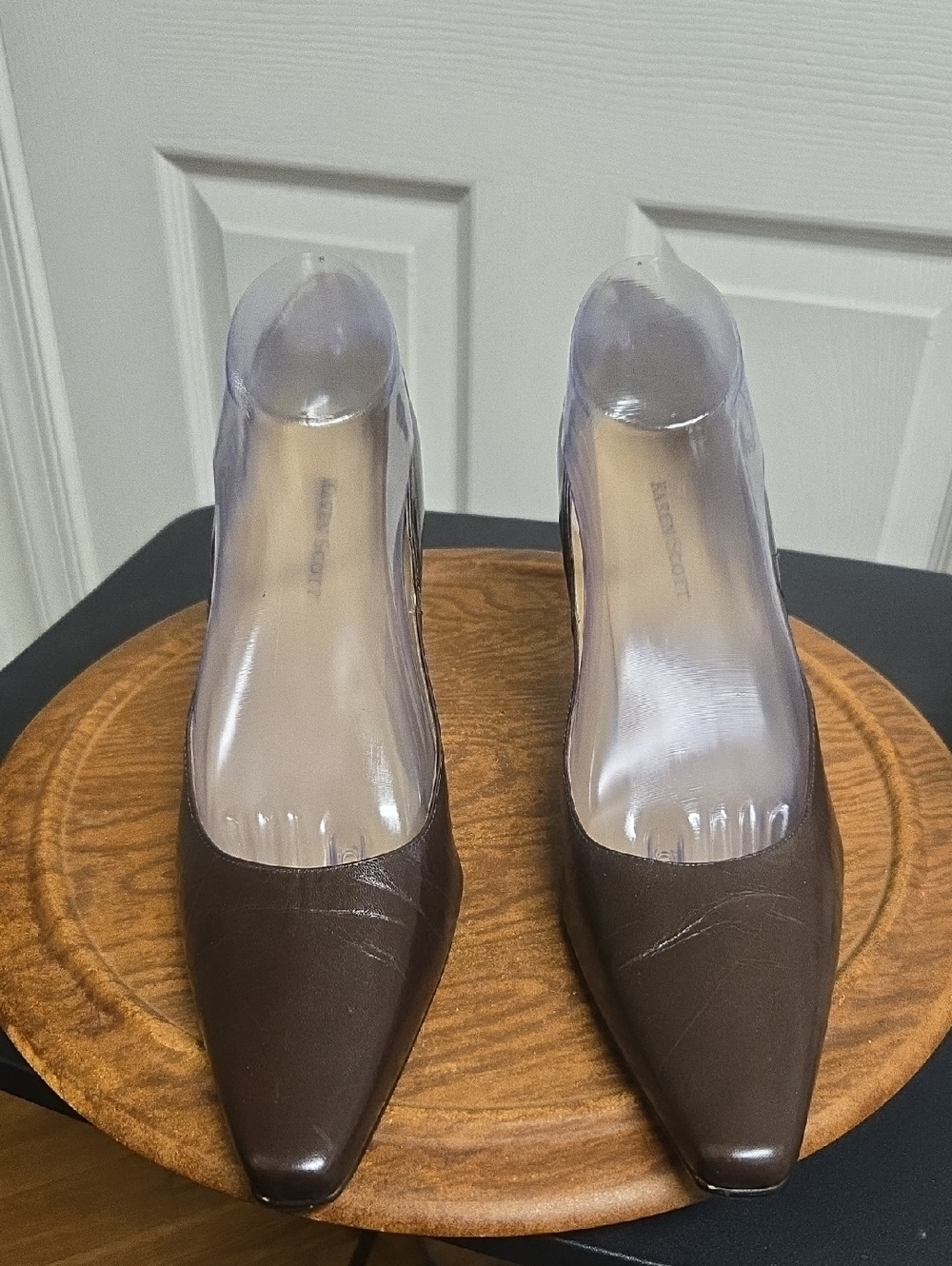 Karen Scott Brown Pointed-Toe Pumps